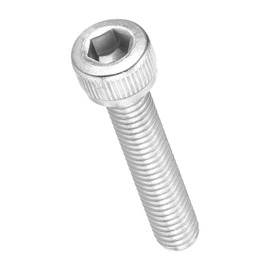 METALLIXITY Socket Head Cap Screw(M5-0.8x25mm)40Pcs, 304 Stainless Steel Allen Socket Drive Metric - Machine Internal Hex Screw UNC Coarse Thread, Silver Tone