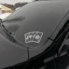 Ace Playing Card Chrome Sticker - High Quality Printed Vinyl
