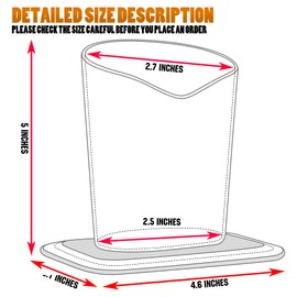 bvya Plush Lined Eyeglasses Holder Stand Glasses Protective Holder