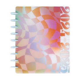 Happy Planner Disc-Bound 12-Month Academic Planner, July 2024–June 2025 Daily and Monthly Planner, Classic Size, Student Layout, Find Your Happy, 72 pages, 2 Sticker Sheets, 7" x 9 1/4"