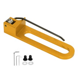 Arrow Rear Rest Aluminum Alloy Recurve Bow Magnetic Arrow Rest for Outdoor Archery Training Targeting Hunting Gold