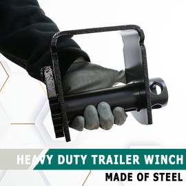 Boxer Heavy Duty Sliding Winch for Flatbed Trailer – Steel Winch Tie Down Standard C Channel