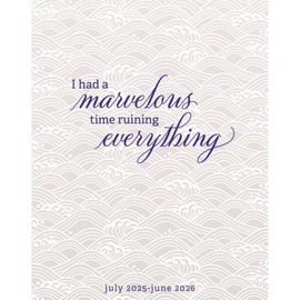 Willow Creek Press Booklet Monthly Planner, Marvelous Time Academic July 2025 - June 2026 7.5" x 9.5" Booklet Monthly Planner