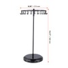 SINJEUN 3 Pack Rotating Necklace Holder, 14 Inch Metal Jewelry
