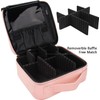 Relavel Travel Makeup Train Case Makeup Cosmetic Case Organizer Portable
