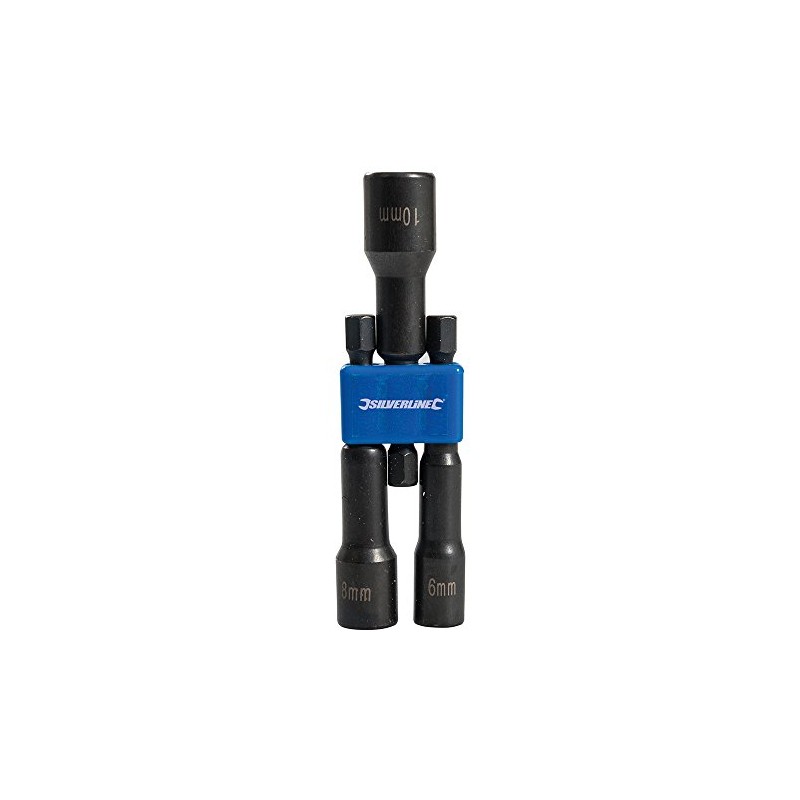 Silverline 987785 Magnetic Nut Driver Set 3pce 6, 8 and