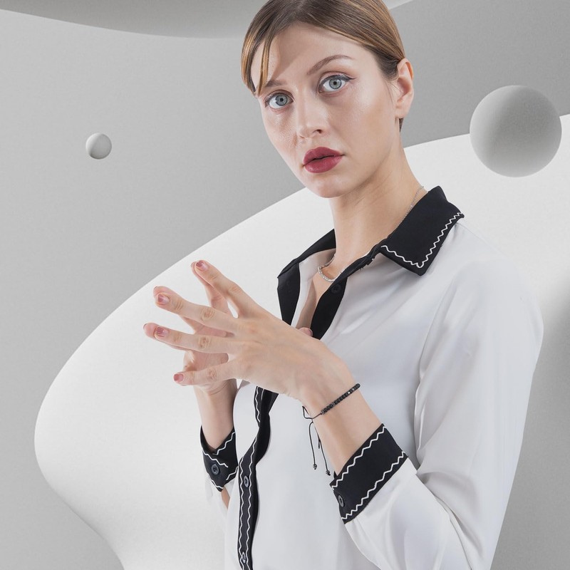 MAOFAED Team Morse Code Bracelet for Teammate Team Appreciation Gift