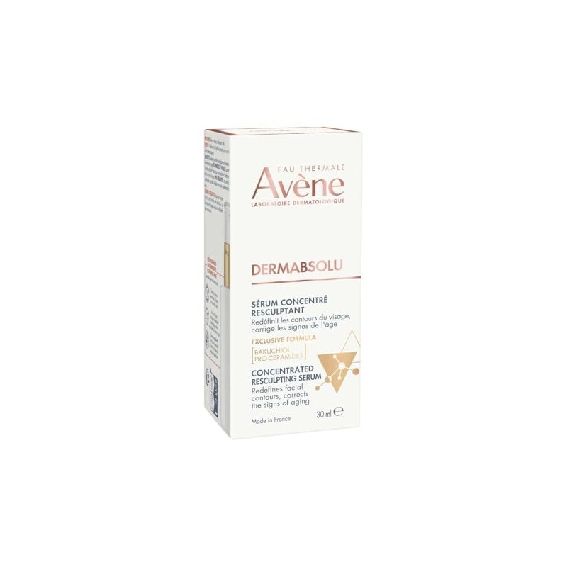 AVENE DermAbsolu Sérum, Concentrado Reafirmante con Bakuchiol, Glicoleol y Polifenoles