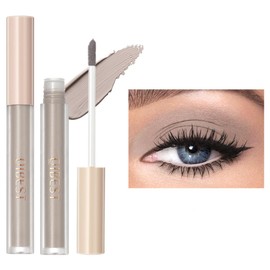 ONarisae Liquid Eyeshadow Matte Long Lasting High Pigment Eye shadow Gel Eye Makeup (Matte Gray)