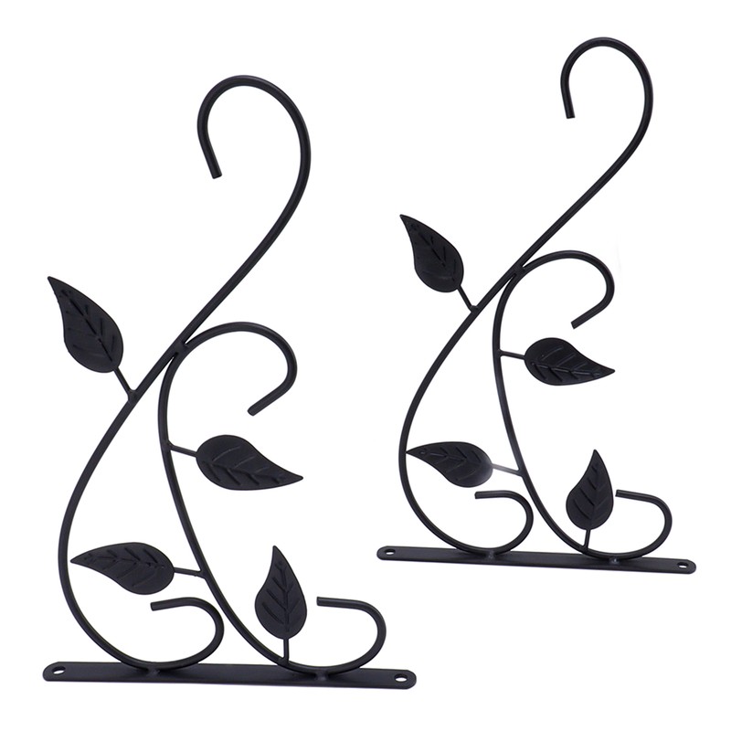2pcs Hanging Plant Bracket Heavy Duty Rust Resistant Durable Iron