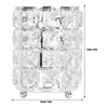 Crystal Makeup Brush Holder European Style Rounded Crystal Glass Cosmetic