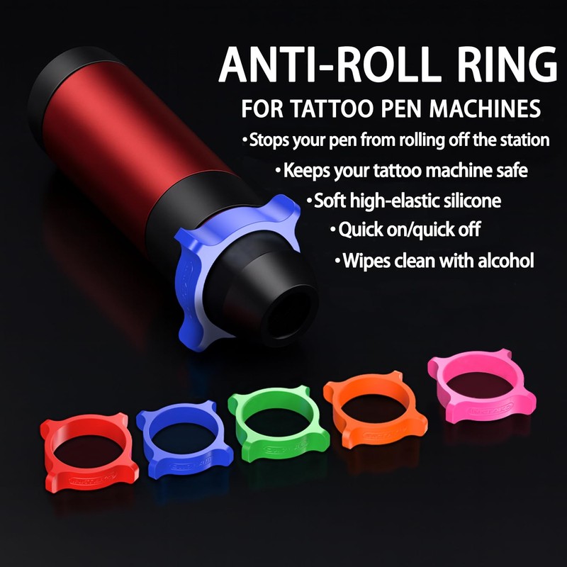 Anti Roll Ring for Tattoo Gun Pen Machine Protector for