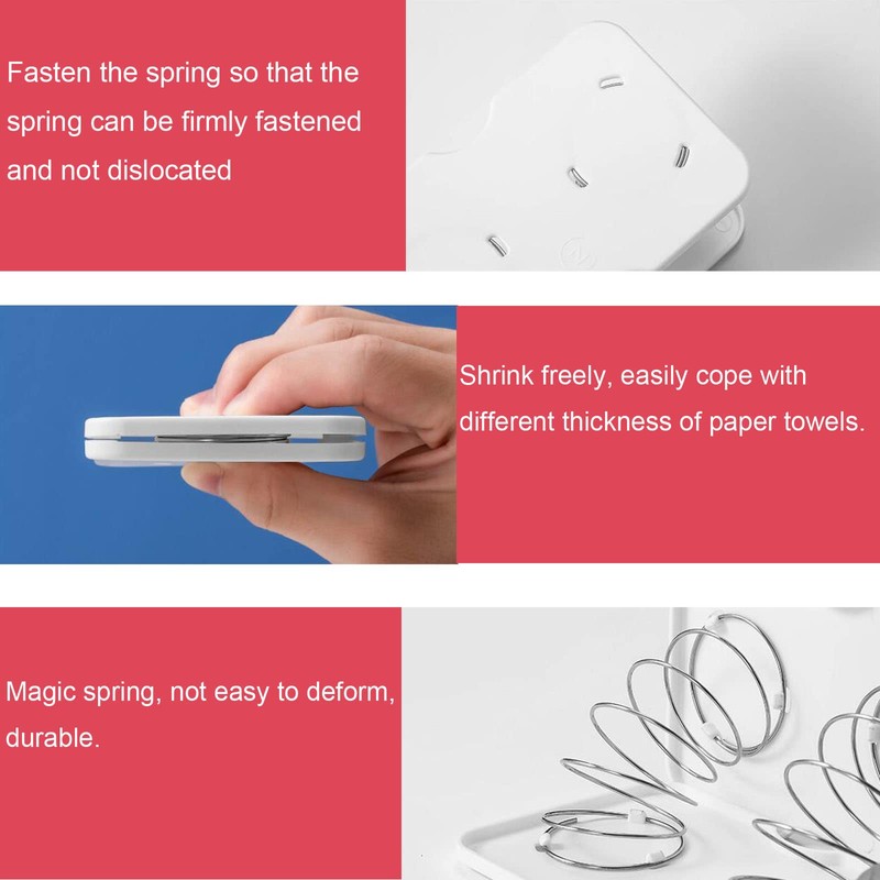 NentMent 2 Pack Tissue Box Spring Support Pusher Lifter Replacement