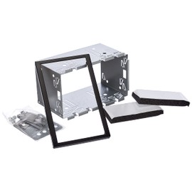 CarSystem24 Universal Double DIN Insertion Metal Car Radio Radio Installation Frame 2DIN