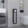 Tuhome Bali 28-Inch Toilet Paper Holder Shelf Organizer with Multiple