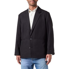 JACK & JONES Men's Jprcarter Blazer Suit Jacket, Black Onyx/Fit: Relaxed fit, 42R