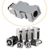 YINETTECH 2x 6-Pin Encoder Plug Connector JZSP-CMP9-1-E SM-6P Compatible with