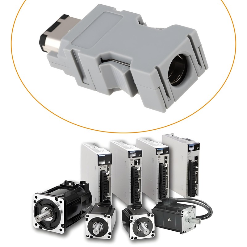 YINETTECH 2x 6-Pin Encoder Plug Connector JZSP-CMP9-1-E SM-6P Compatible with