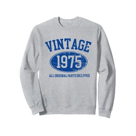 50 Years Vintage 1975 Original Retro 50th Birthday Dad Men Sweatshirt