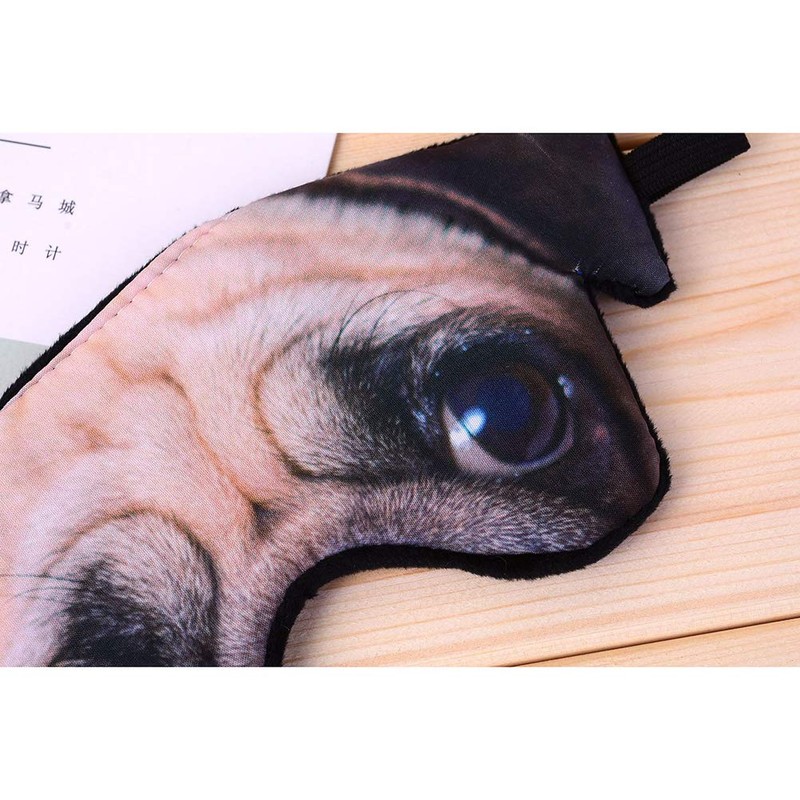 SUPVOX Sleeping Masks Dog Pug Pattern Eye Mask Eye Cooling