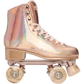Impala Rollerskates Girl's Impala Quad Skate (Big Kid/Adult) Marawa Rose Gold 7 (US Men's 5, Women's 7) M