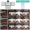 Solar Powered Outdoor Wall Lamps Motion Sensor Separate Solar Panel