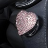 Adunsiaoto Car Push Start Button Decorative Protective Cover, Car Engine