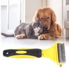Pet Dematting Comb Stainless Steel Effective Ergonomic Pet Deshedding Tool