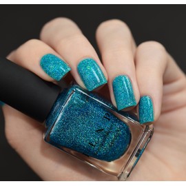 ILNP Surfboard - Tropical Turquoise Holographic Sheer Jelly Nail Polish