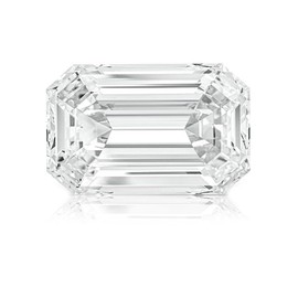 FuigeBach Emerald Cut Moissanite Loose Stone for Jewelry Making - D Color VVS Clarity Emerald Cut Moissanite, Size: 0.2-8.5ct
