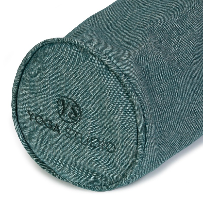 Yoga Studio Teal Organic Cotton Two Tone Yoga Mat Bag