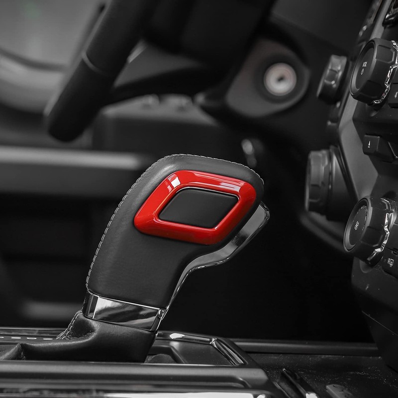 Linskip Gear Shift Knob Cover Trim for Ford F150 2015-2020,