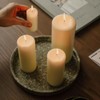 Spaas Tray of 20 Unscented Pillar Candles 40/110 mm, 13