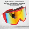 Adult Ski Goggles Double Layer Anti Fog Large Field Cylindrical