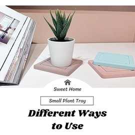 Sunny Eli Diatomite Cup Coaster Mat 2 Pack, Coasters for Drinks, Diatomite Cup Holder Mat, Coasters, Fast Water Absorbent Coasters, Self-Dry Diatomaceous Cup Holder, Small Plant Tray (Grey)