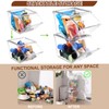 Yerliker 12 Pcs Clear Plastic Storage Bins with Lids Large