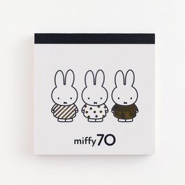 Green Flash Miffy Memo Pad Square Gold GMB-002
