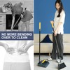 JEHONN Broom and Dustpan Set for Home, 54 Inches Long