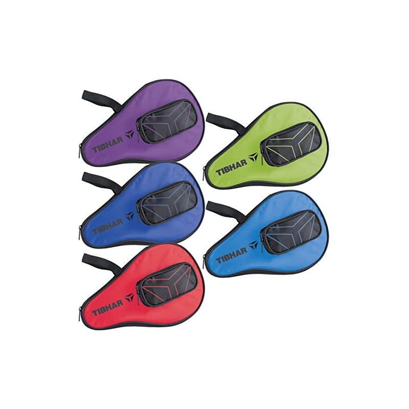 Tibhar Table Tennis Bat Cover T-Logo with Ball Compartment |