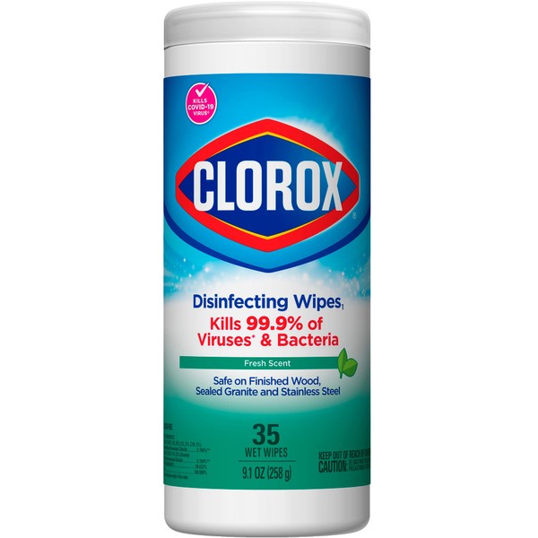 Clorox Disinfecting Wipes, Fresh Scent, 35 Count