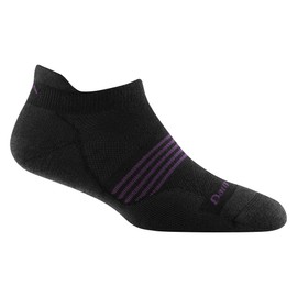 Darn Tough Women's Element No Show Tab Lightweight Sock (Style 1112) - Black, Small
