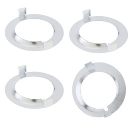 RTNLIT 4pcs Metal Lamp Shade Rings for Medium-Base Ceramic Sockets, Light Socket Shade Collar Ring Fixture Parts for the E26 Threaded Ceramic Socket Lock