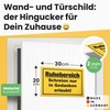 DankeDir! Resting Area Sign Plastic 30 x 20 cm -