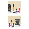O Diy Liquid Lipstick Set 5pcs Black White Blue Yellow