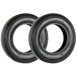 eCustomrim 2-Pack Trailer Tire 530-12 5.30-12 Load Range B 4 Ply - 2 Year Warranty