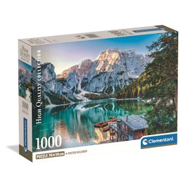 Clementoni -39934-PZL 1000 HQC Emerald Lake Braies 2025-COMP