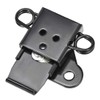 uxcell 2.24-inch Iron Spring Loaded Butterfly Twist Latch Keeper Toggle