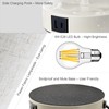 Set of 2 Touch Control Bedside Table Lamps, 3-Way Dimmable