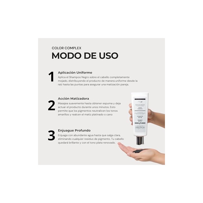 Senzáre Color Complex Shampoo Negro Matizador 1L