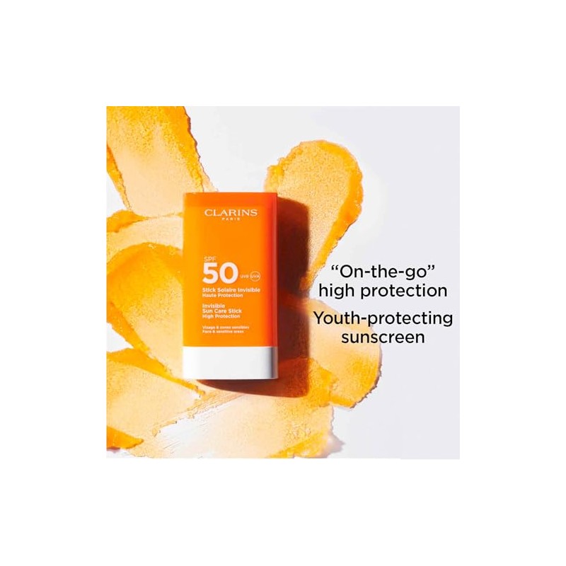 Clarins Invisible Sun Care Stick SPF50 High Protection 17g